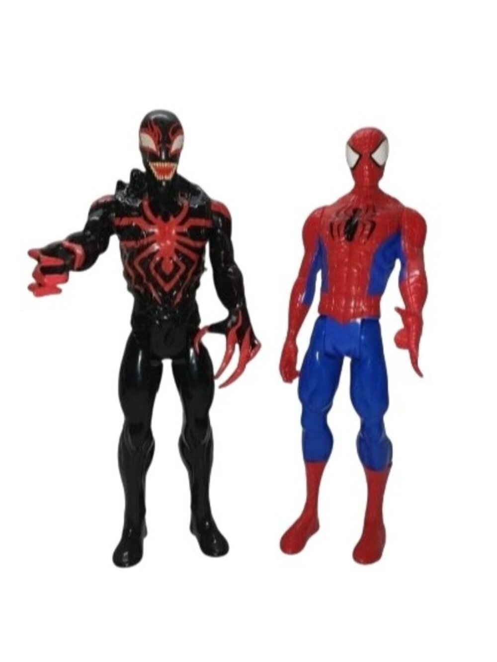 Marvel Maximum Venom & Spider-Man 12" Action Figures Titan Hero Series Bundle